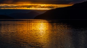 Sunrise in the Fjord